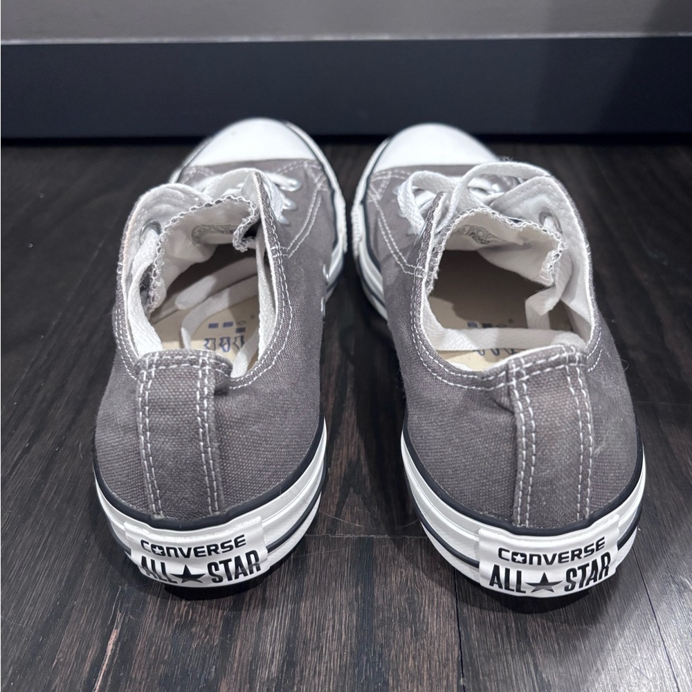 Converse Charcoal Canvas Women’s Sneakers - Picture 4 of 5